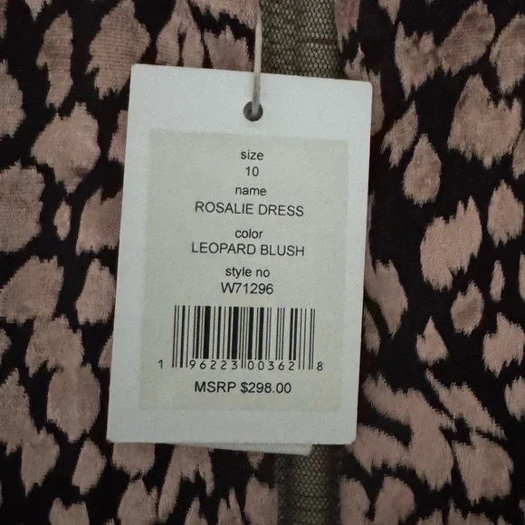 Walter Baker Women Rosalie Halter Mini Dress Leopard Print Size 10 - Picture 10 of 11